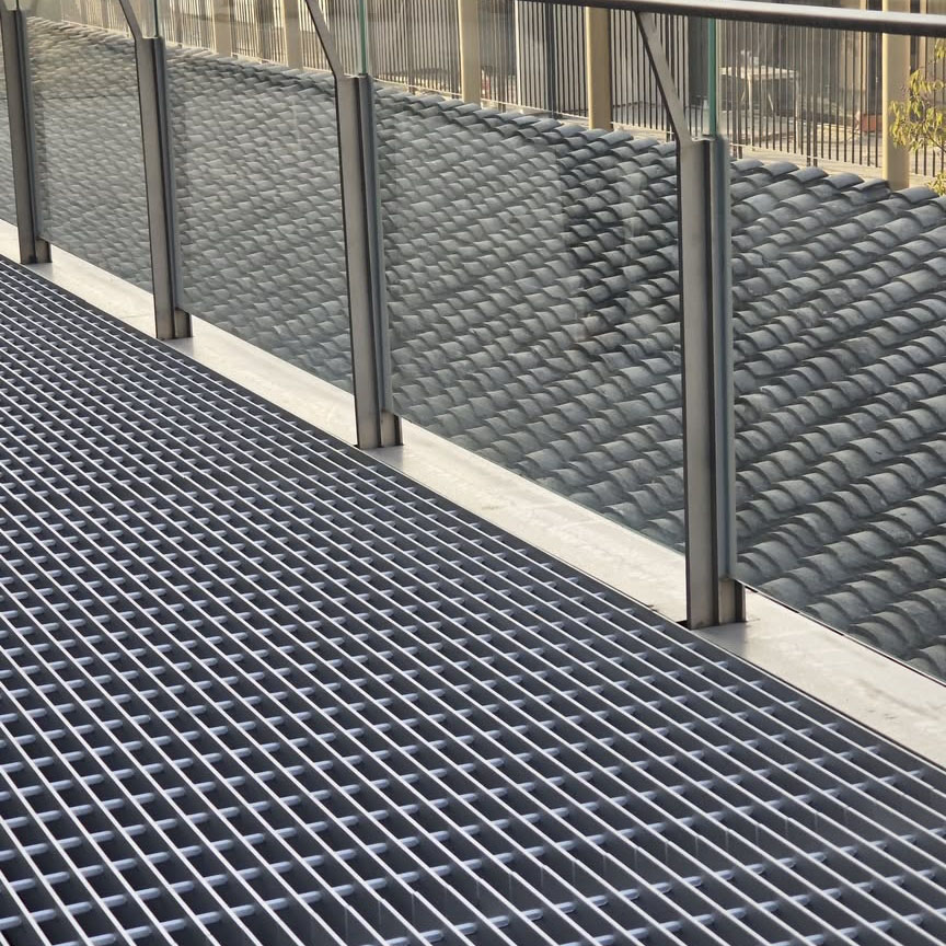 Plain Swaged-locked Aluminum Grating