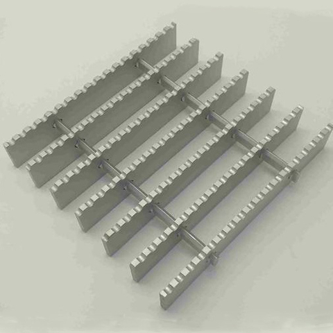 Serrated Swaged-locked Aluminum Grating