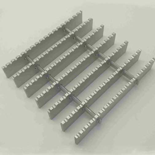 Serrated Swaged-locked Aluminum Grating