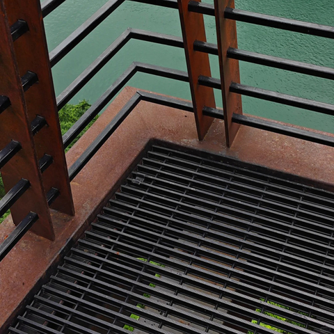I-bar Swaged-locked Aluminum Grating