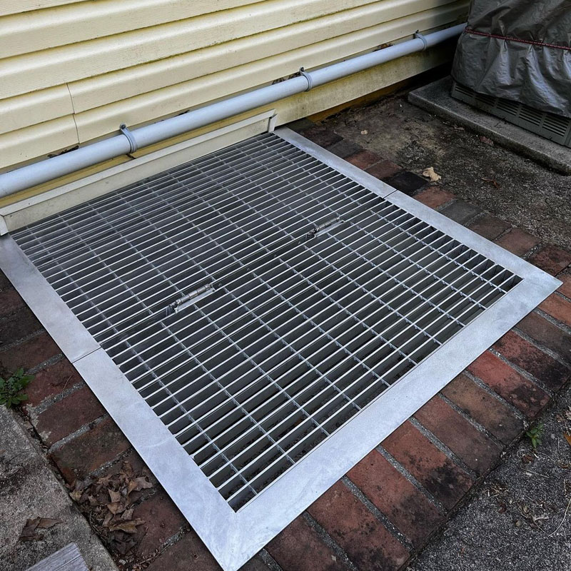 Plain Swaged-locked Aluminum Grating