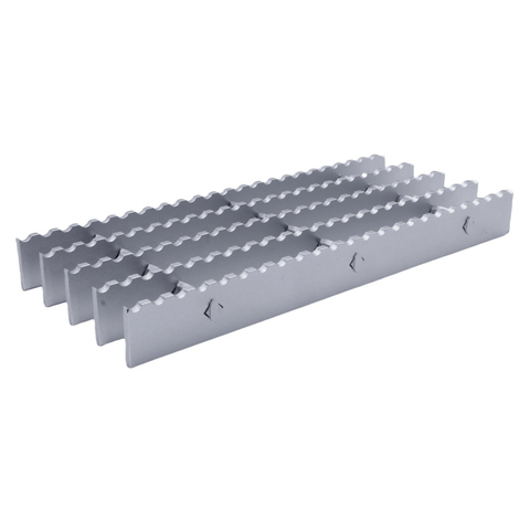 Serrated Swaged-locked Aluminum Grating