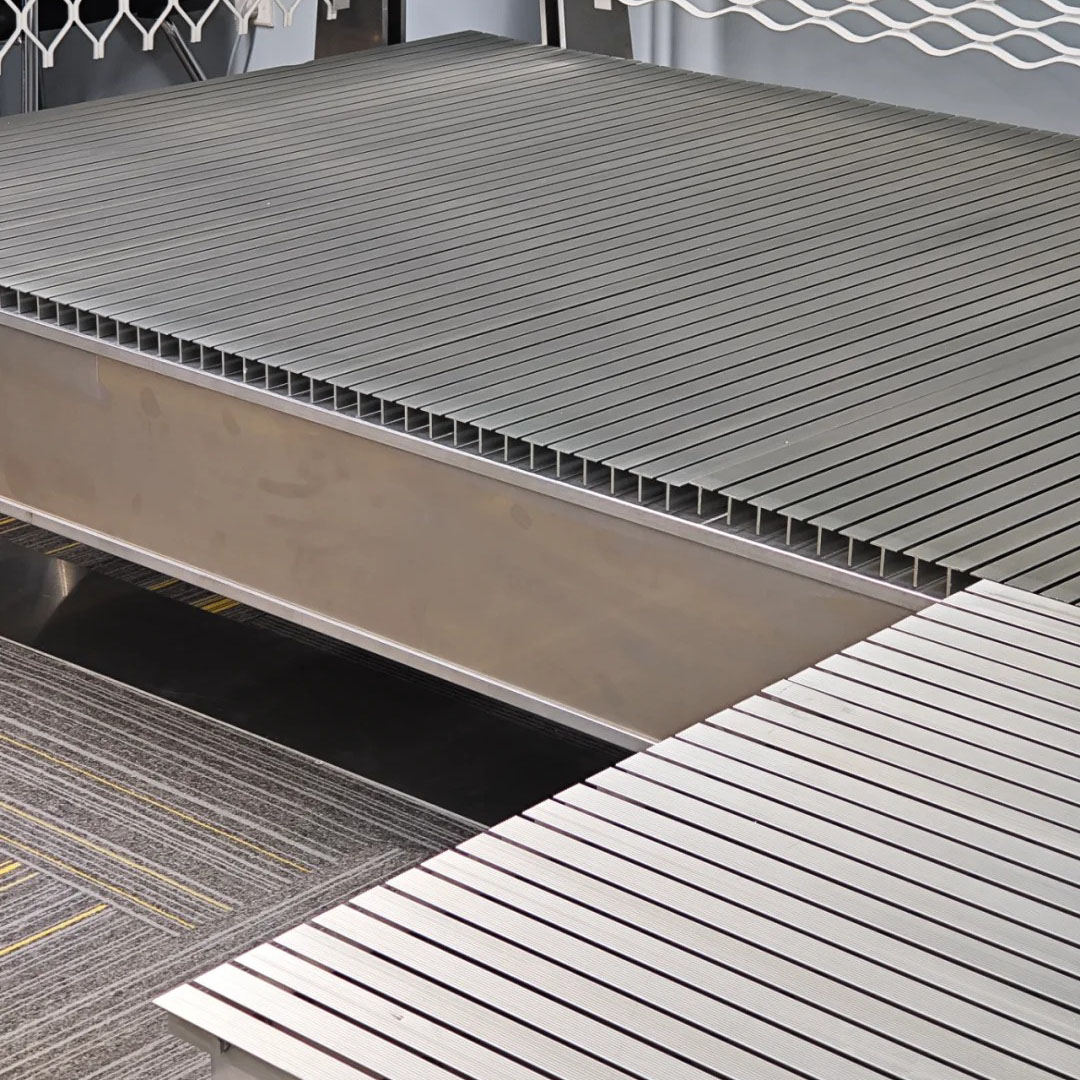 T-bar Swaged-locked Aluminum Grating