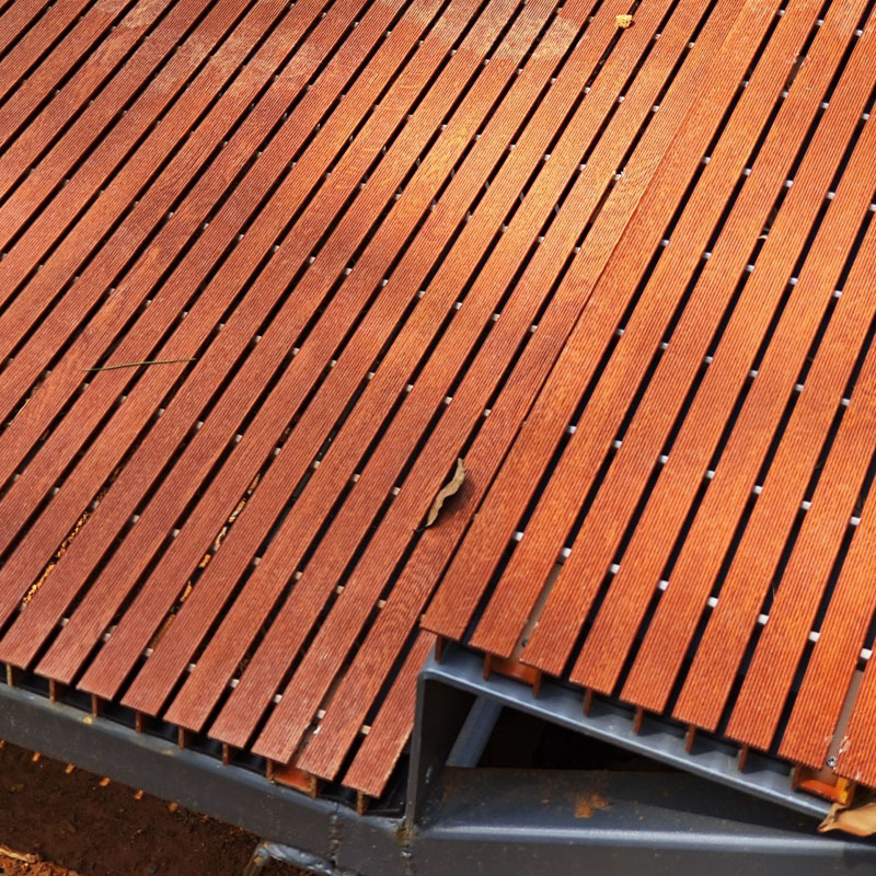 T-bar Swaged-locked Aluminum Grating